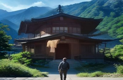 骑行者头盔上固定GoPro运动相机，第一视角拍摄山地公路骑行，画面动感十足，远山与蓝天构成壮阔背景